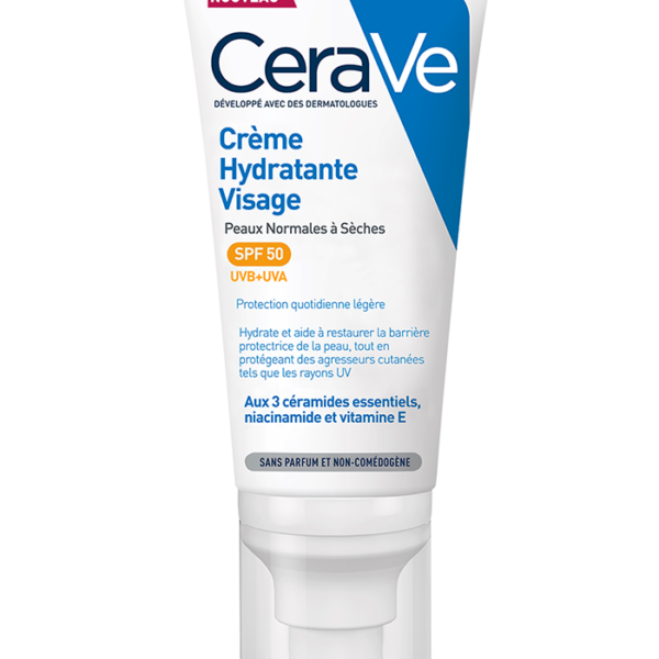 CERAVE Crème Hydratante Visage SPF50